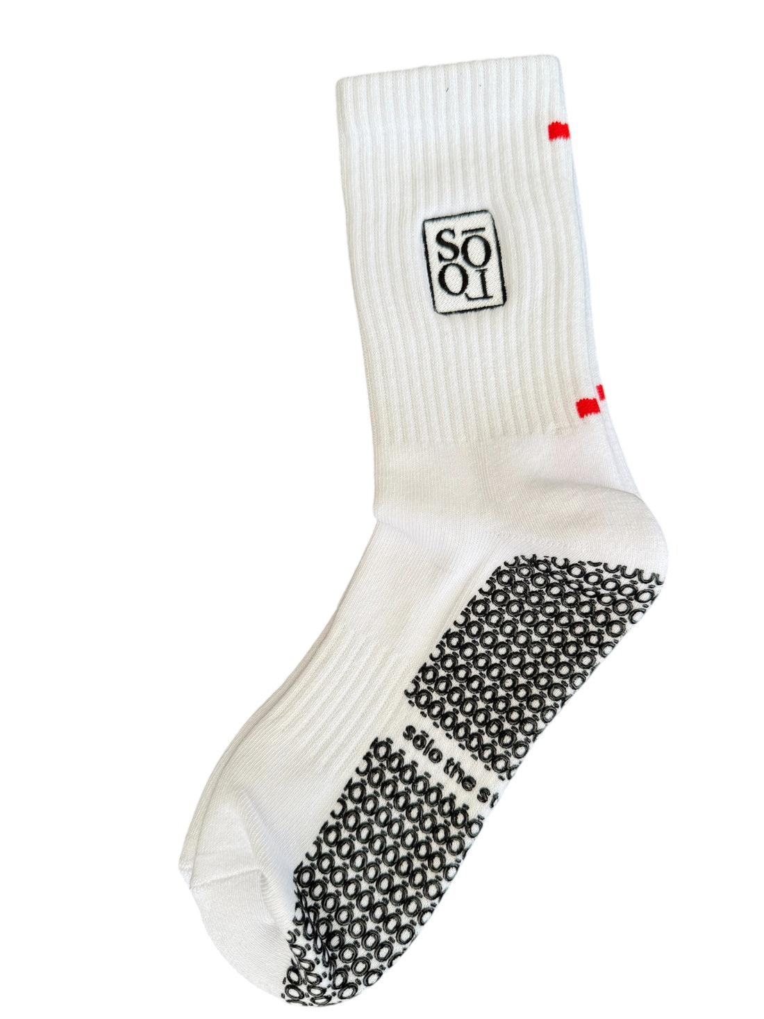 Grip Crew Socks (Black/White)